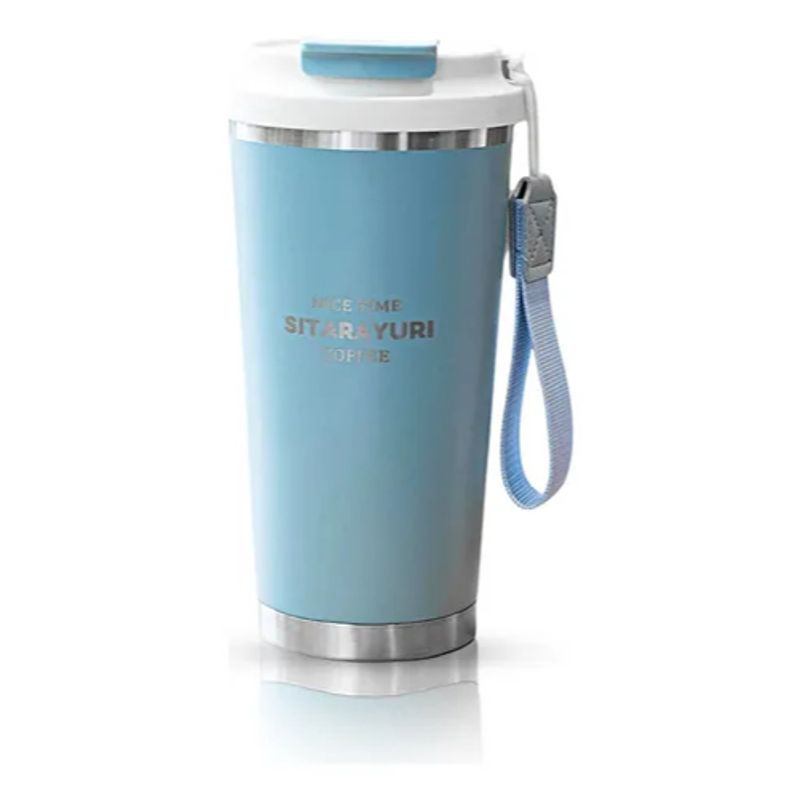 INNOVA - Termo Vaso Acero Inoxidable 532 Ml Frío Calor Coffee Azul