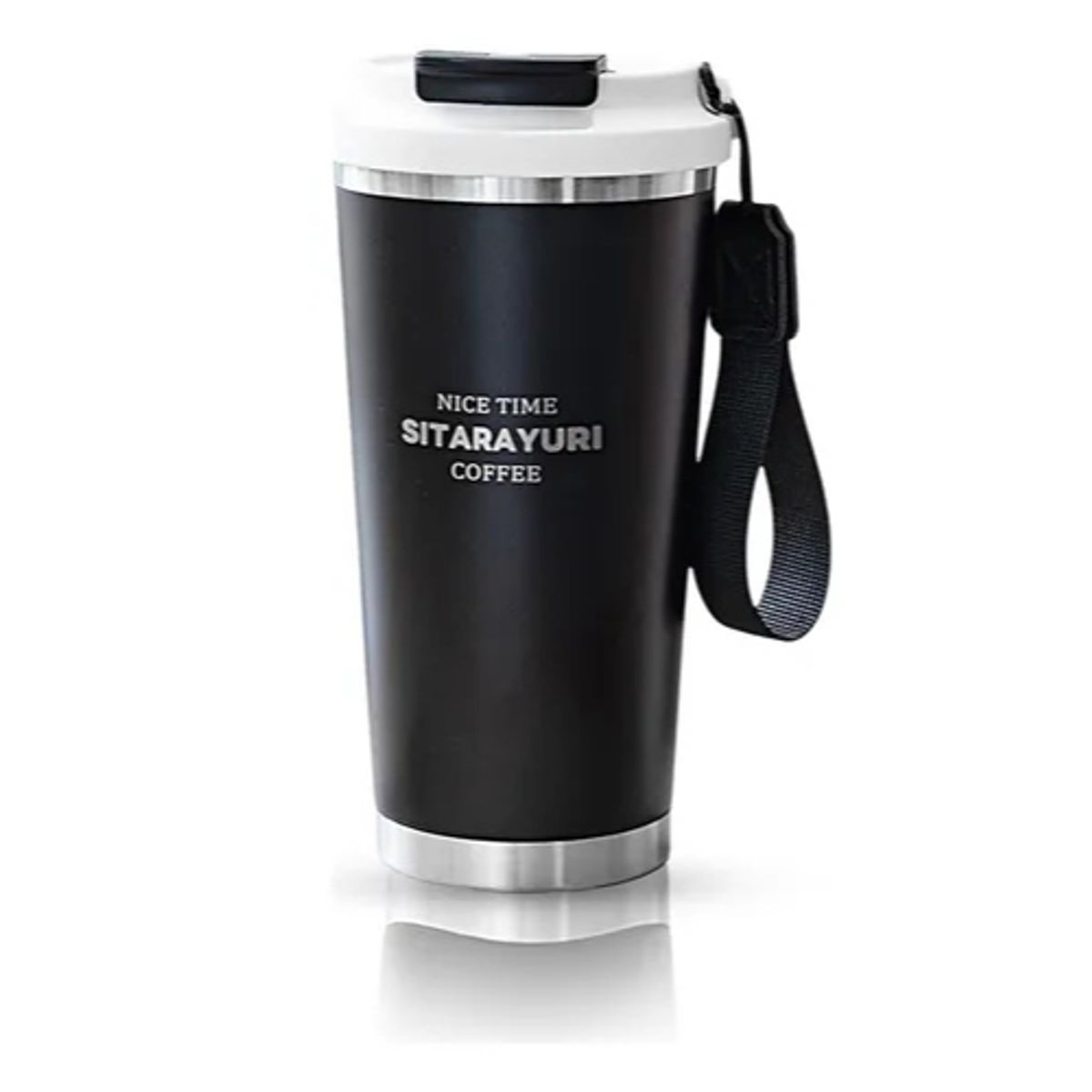 INNOVA - Termo Vaso Acero Inoxidable 532 Ml Frío Calor Coffee Negro