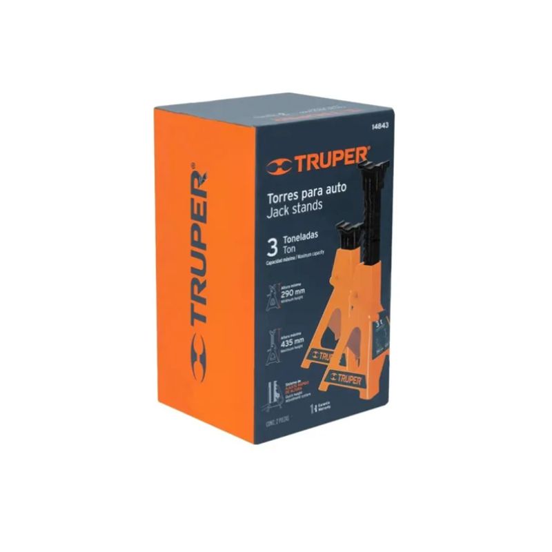 TRUPER - Torres De Bloqueo 3 Toneladas Truper