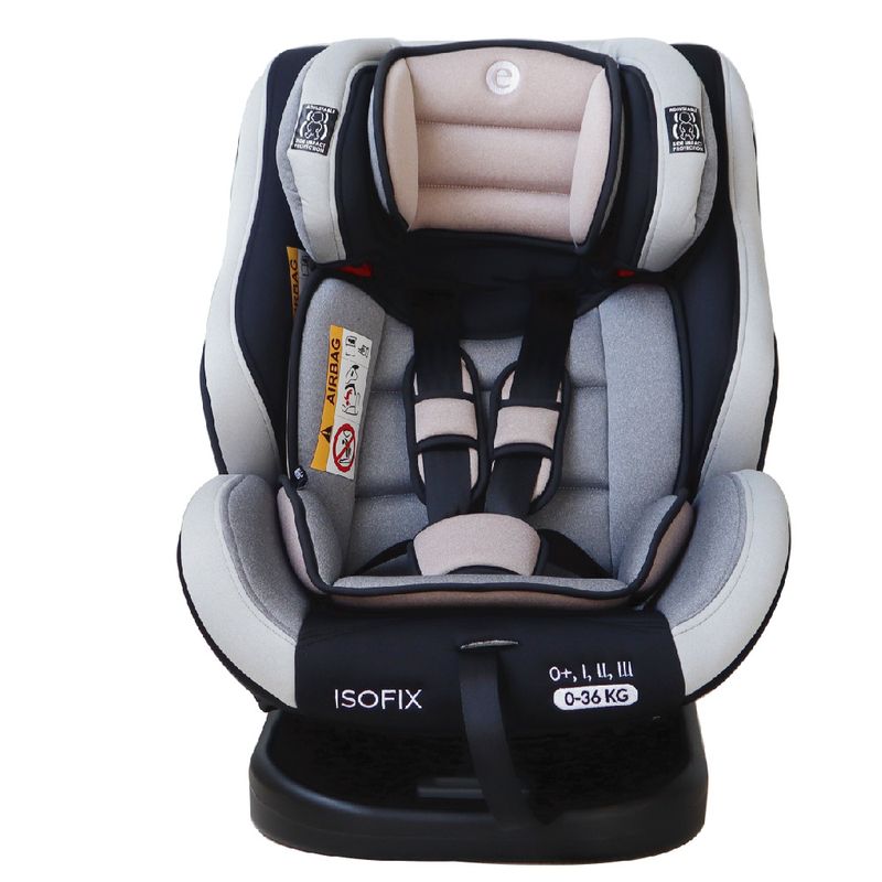 EBABY - Silla de auto con sistema ISOFIX Beige RUPAL EB566