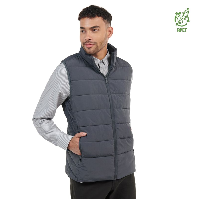 TOTTO - Chaleco hombre Gingero acolchado gris XXL - Totto