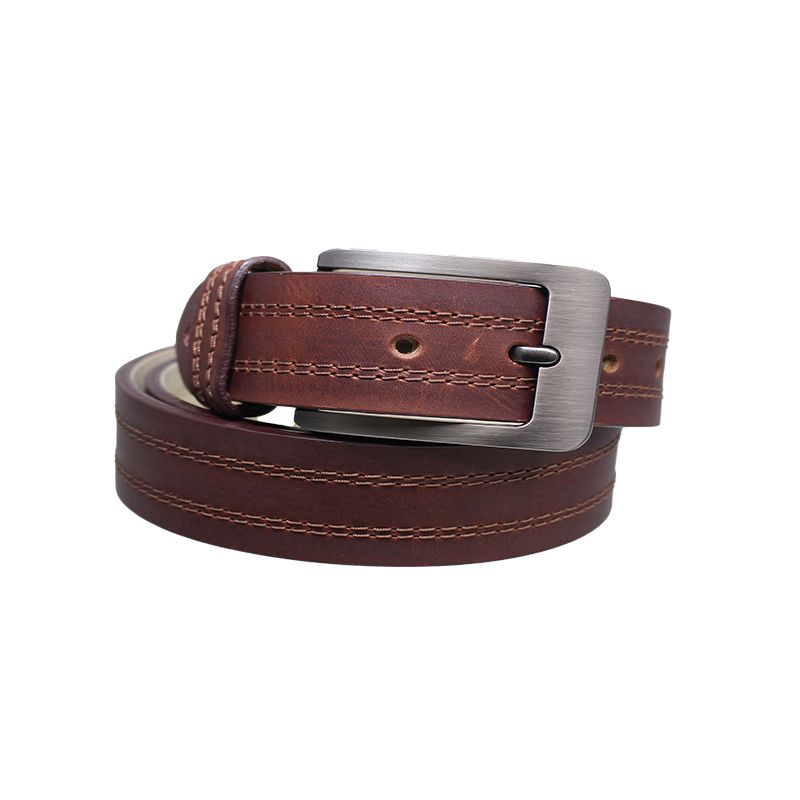 GENERICO - Cinturón De Cuero Genuino Para Hombre Con Ajuste Preciso