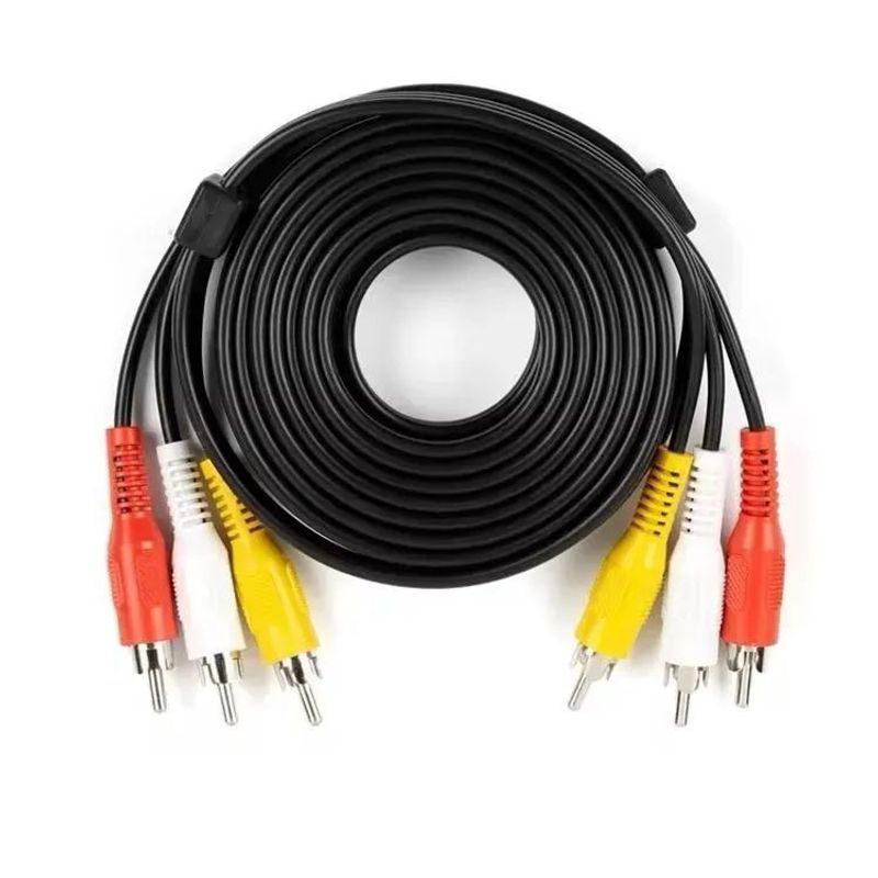GENERICO - Cable Eléctrico 3x3 de 5 Metros Reforzado