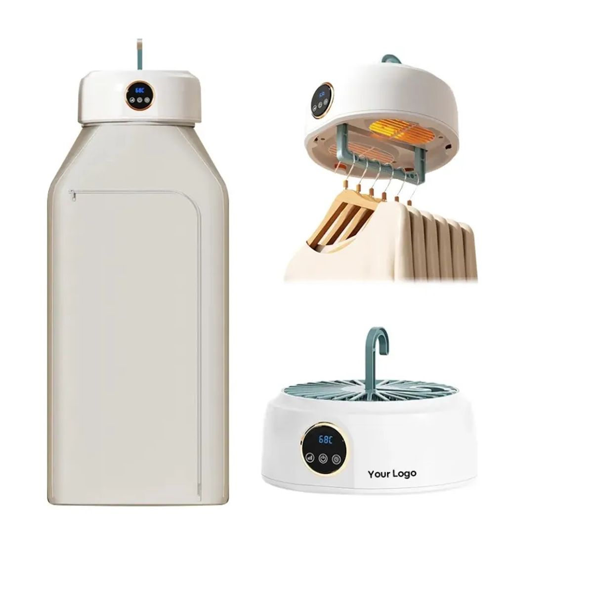 SKY - Secador De Ropa Plegable Eléctrico Portátil Tendedero