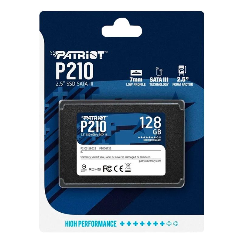 PATRIOT - DISCO SOLIDO SATA PATRIOT P210 128GB