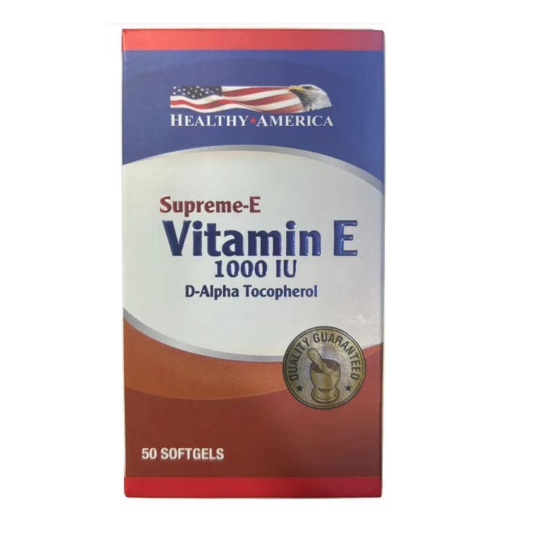 HEALTHY AMERICA - VITAMINA E SUPREME 1000 IU X 50 CAPSULAS BLANDAS