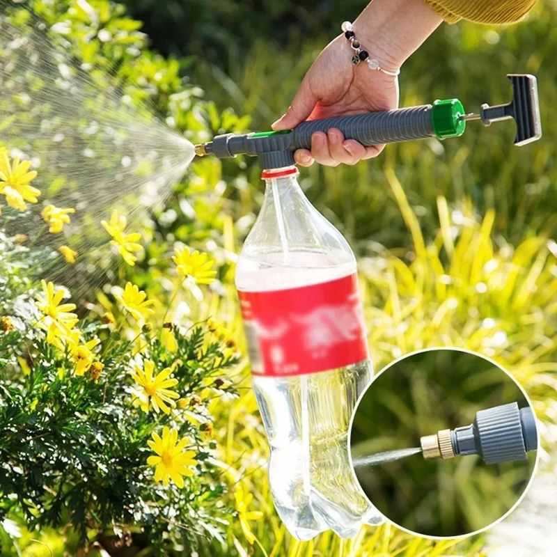 GENERICO - Rociador Botella Pulverizador Manual Boquilla Cabezal Jardin