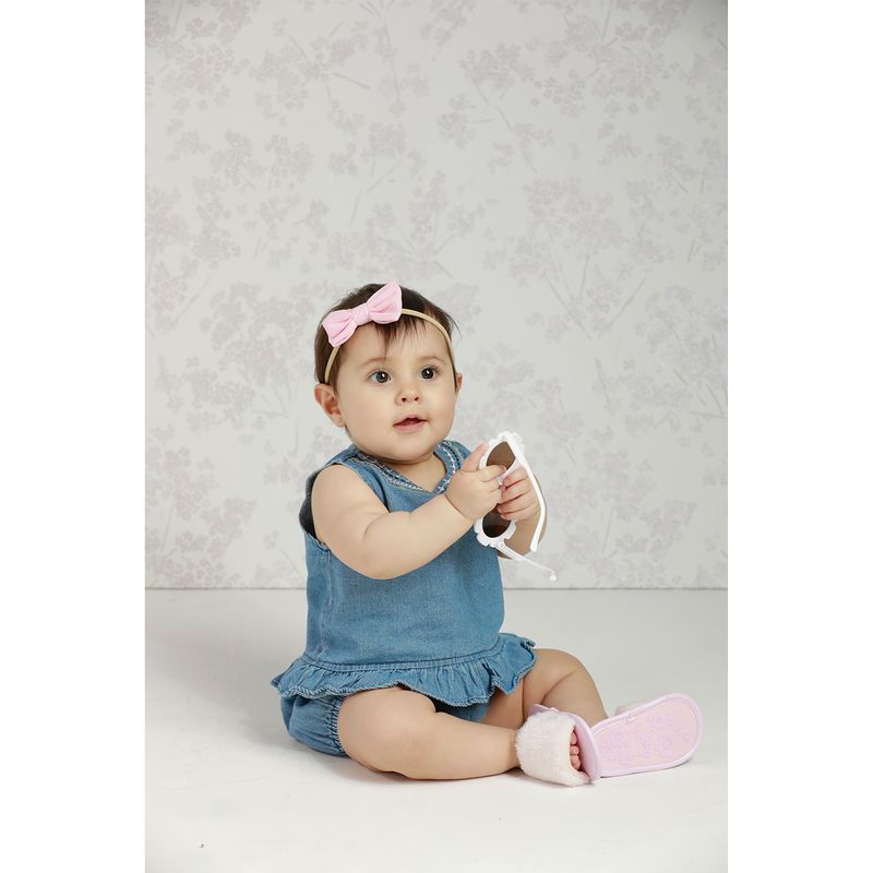 GENERICO - Conjunto Blusa y Short Denim Ligero Renata Baby Samuu