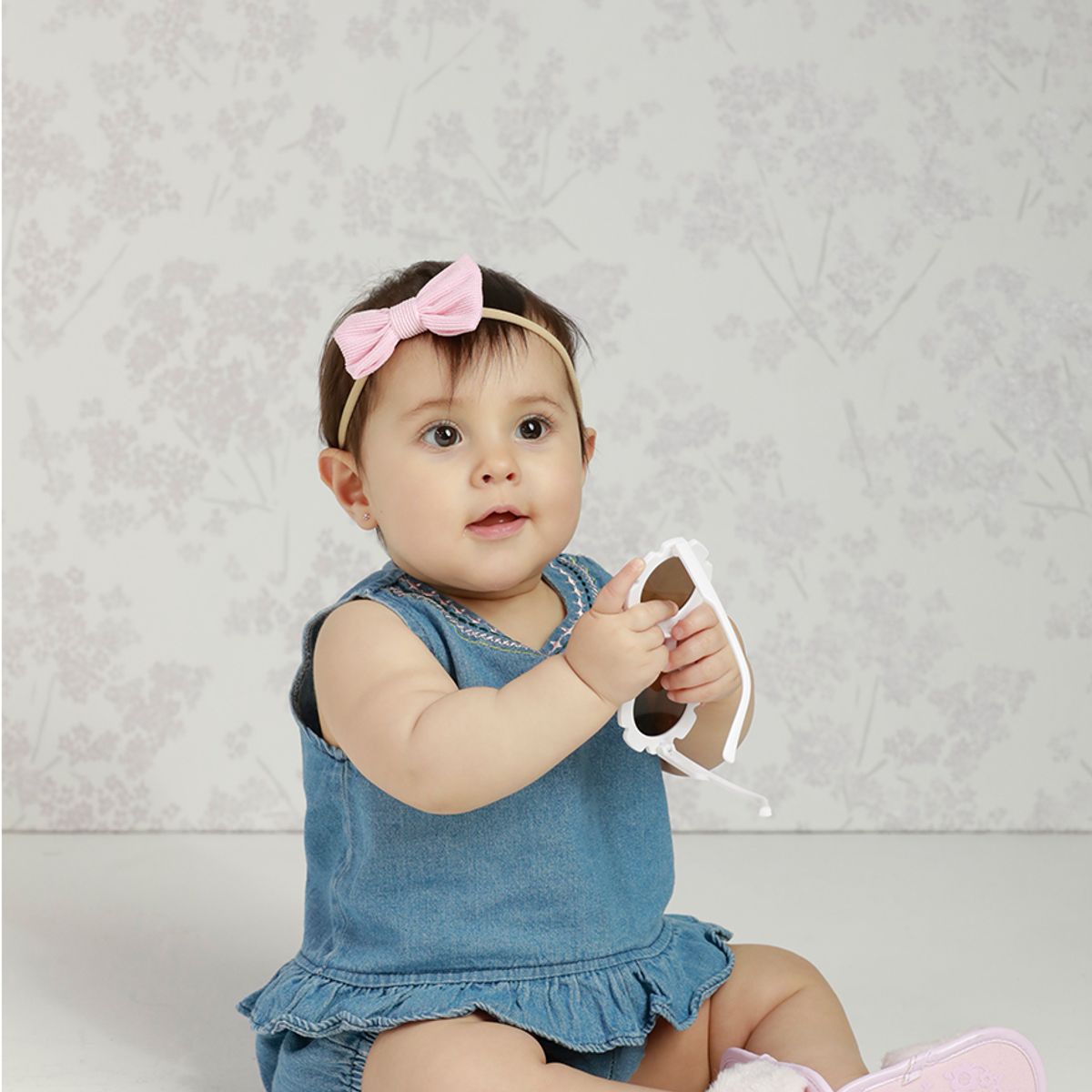 BABY SAMUU - Conjunto Blusa y Short Denim Ligero Renata