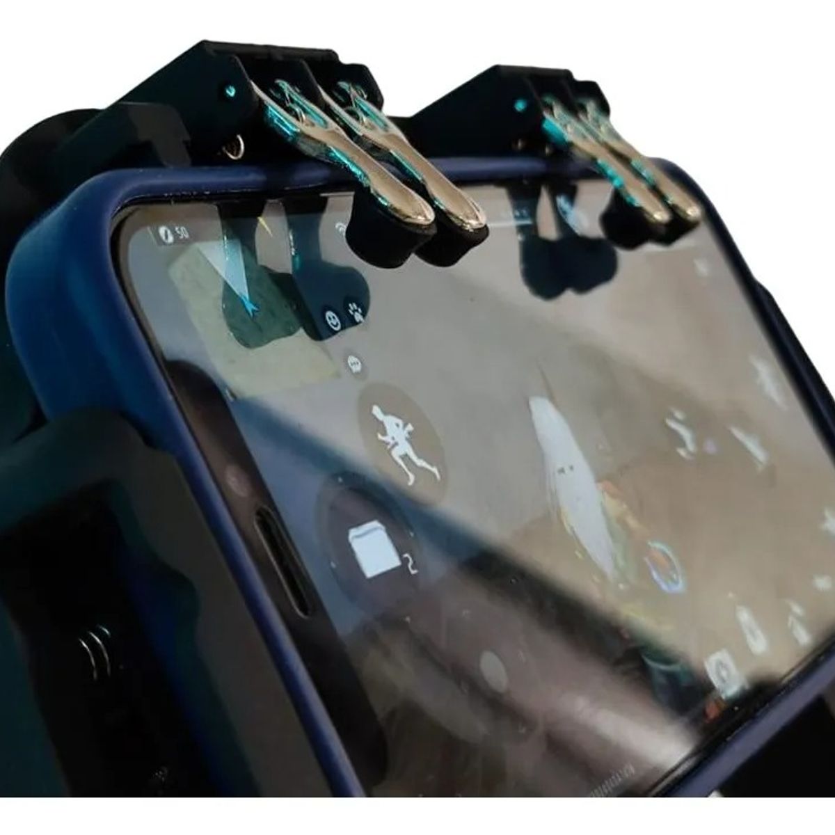 GENERICO - Control Gatillo Celular Gamepad Soporte Ventilador Joystick