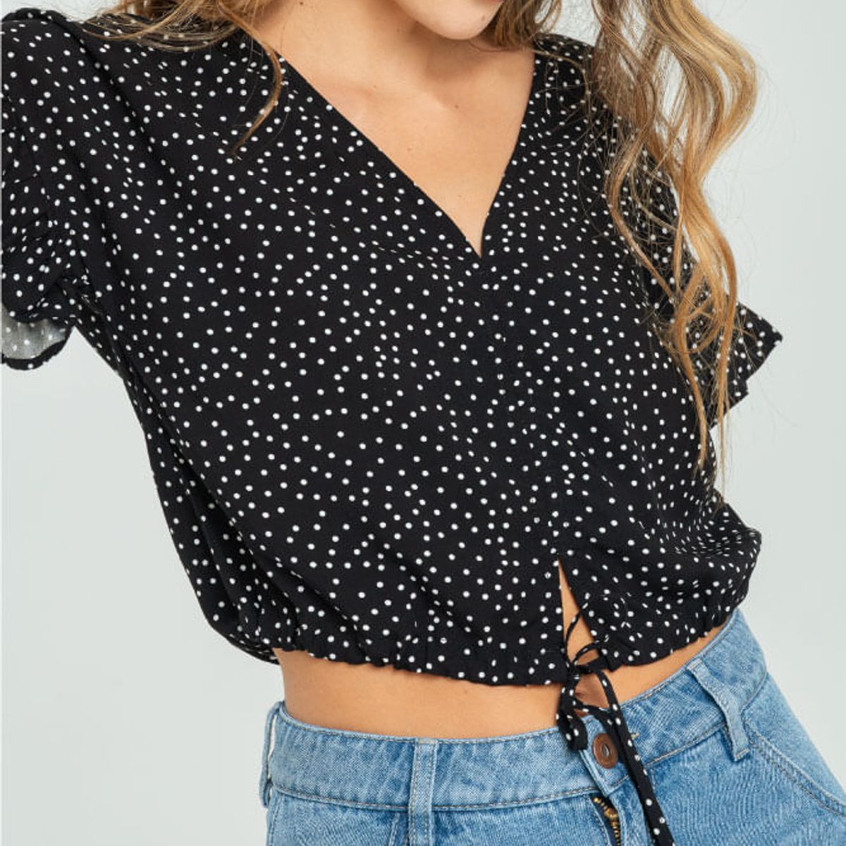RAGGED - Blusa mishall Negro Ragged.