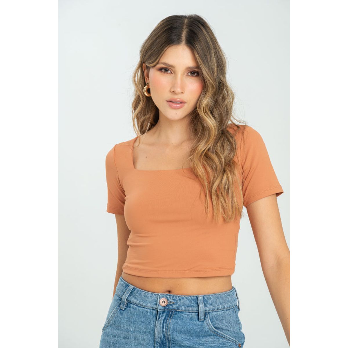 RAGGED - Crop top shye Blush Ragged