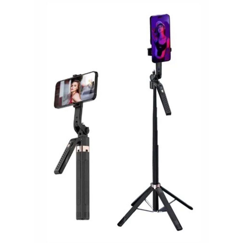 GENERICO - Trípode Inteligente Reconocimiento Facial 360° Control Remoto 1.80