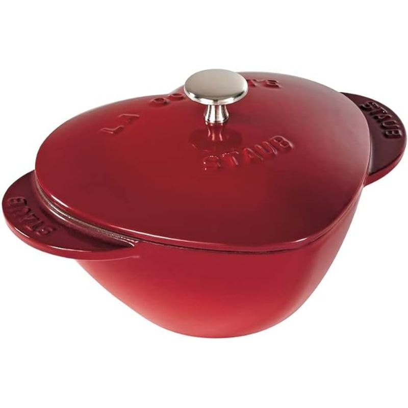 GENERICO - Olla Cocotte Corazón Cereza en Hierro Fundido  Staub