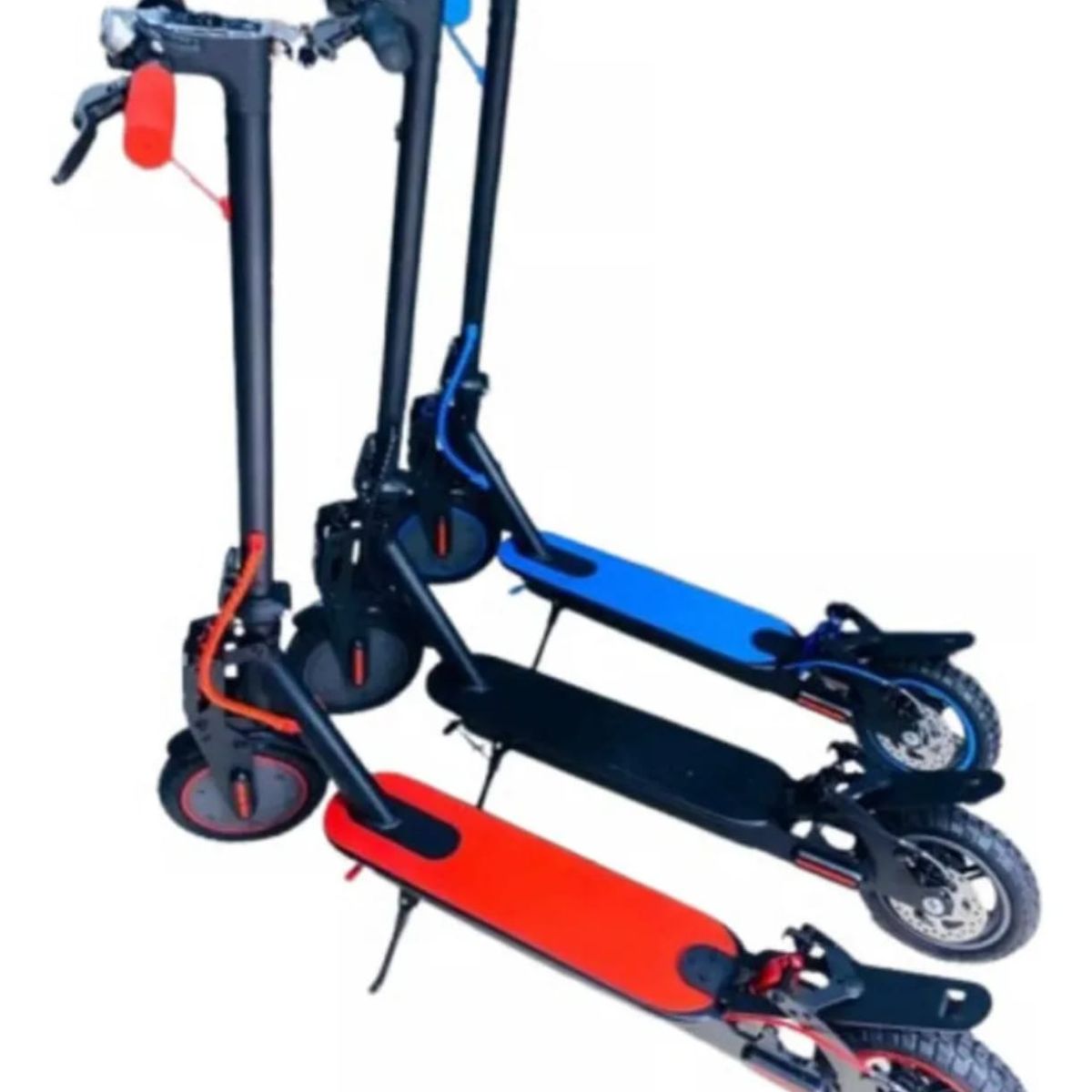 INFANTILES CAJUROMIX - Patineta Negro Eléctrica Portátil Con Amortiguador Frontal