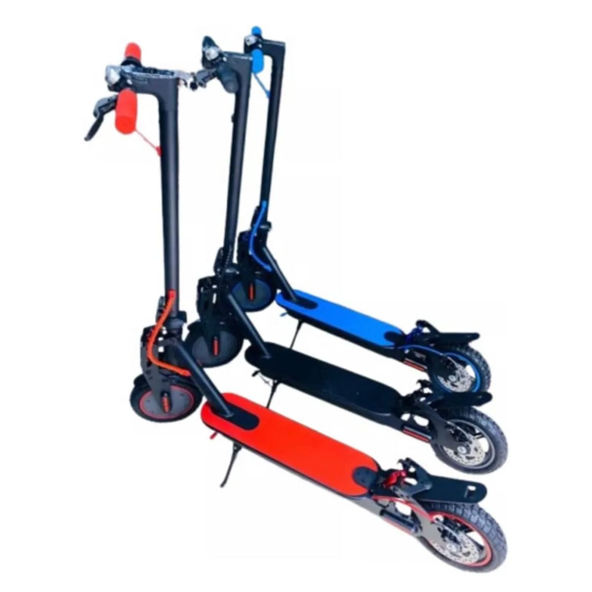 INFANTILES CAJUROMIX - Patineta Negro Eléctrica Portátil Con Amortiguador Frontal