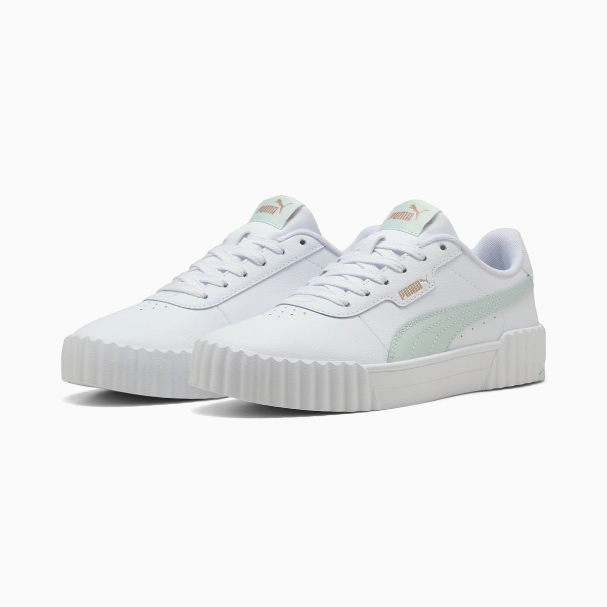 PUMA - Tenis Puma Mujer Carina Street Lux 400365‑12 Blanco Plataforma