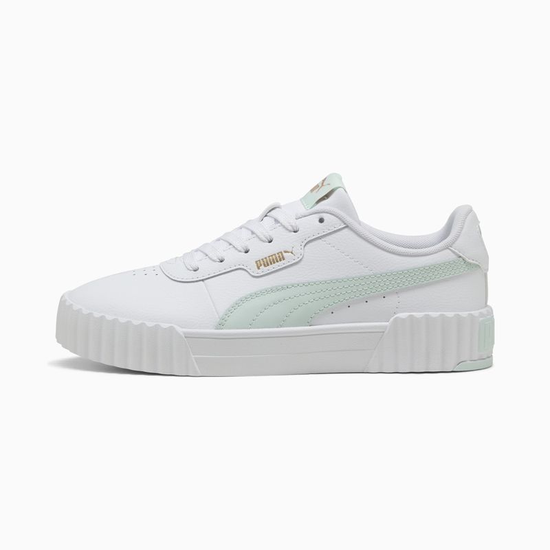 PUMA - Tenis Puma Mujer Carina Street Lux 400365‑12 Blanco Plataforma
