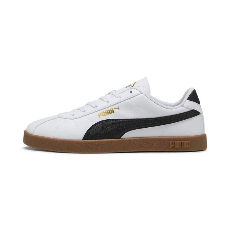 PUMA - Tenis Puma Hombre Club II SL Clásico Blanco Negro 397445-06