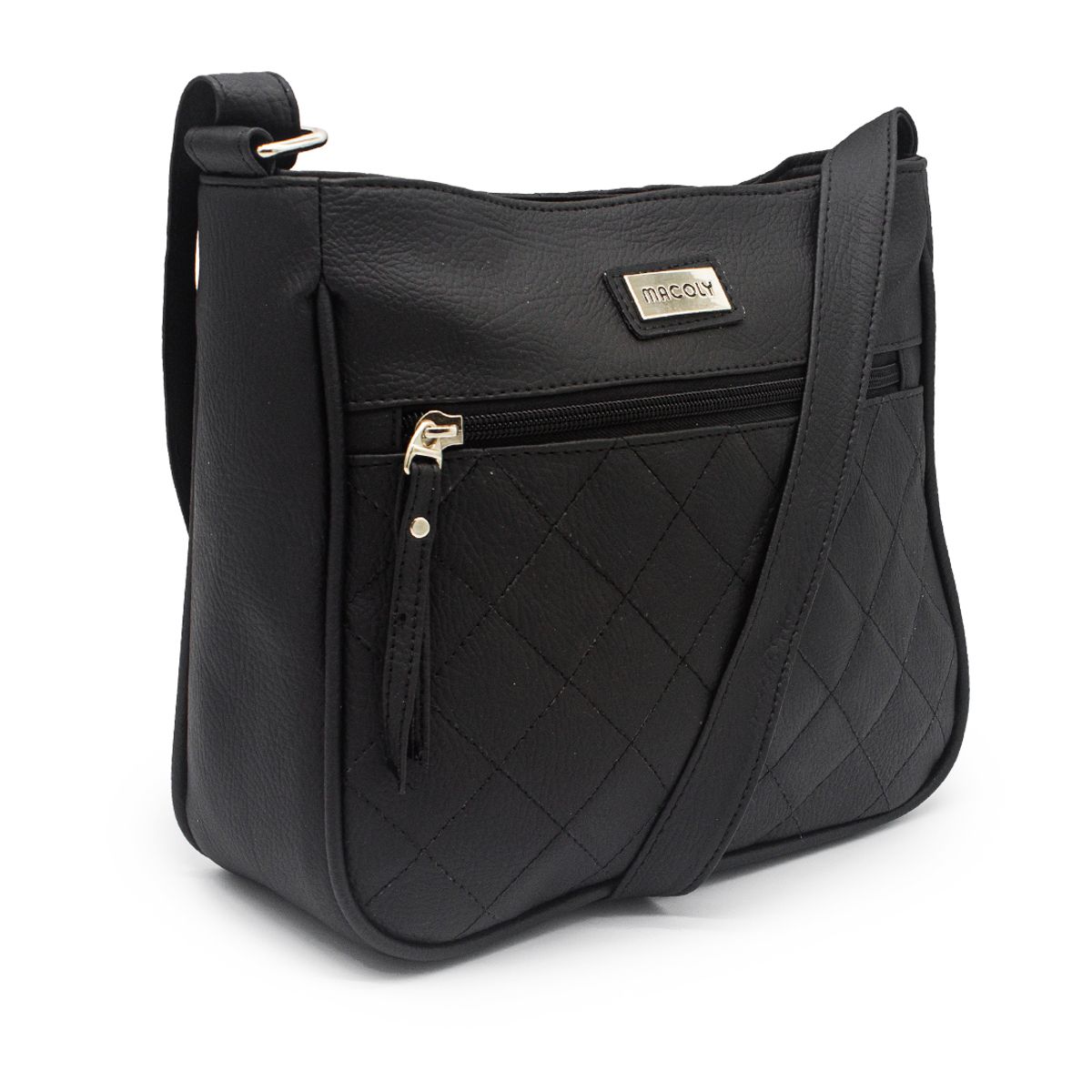 MACOLY - Bolso manos libres mediano 792 eclipse negro