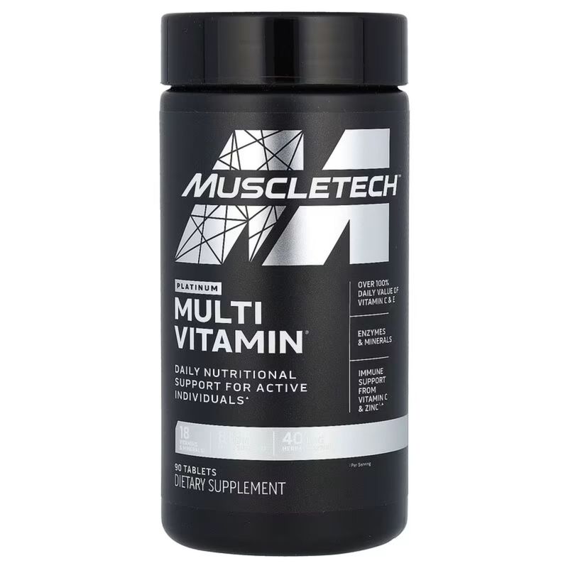 MUSCLETECH - Multivitaminico Platinum Muscletech 90 tabletas