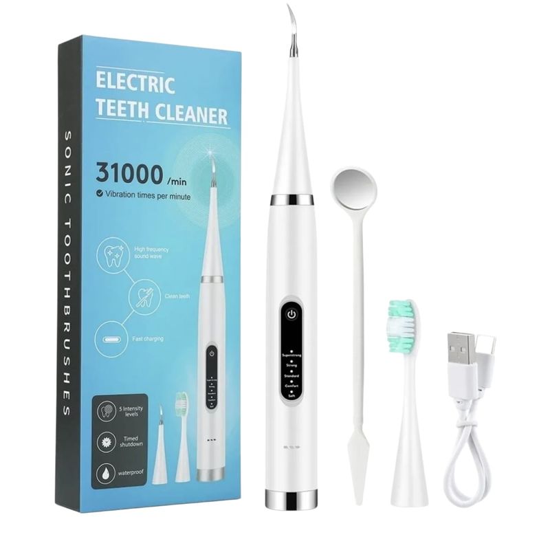 GENERICO - cepillo y removedor electrico de sarro dental
