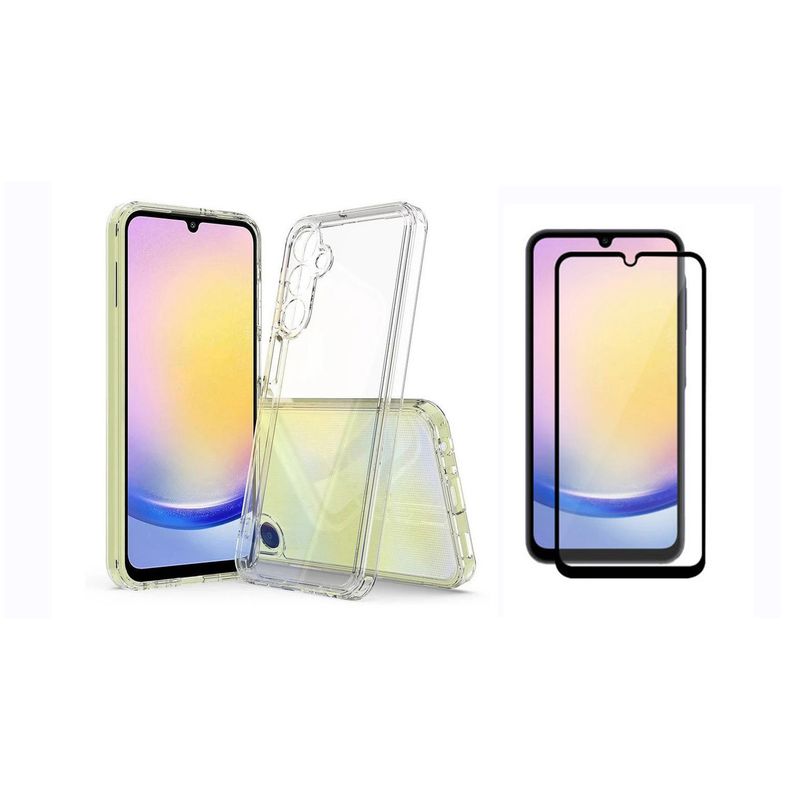 GENERICO - Funda Rígida Antichoque + Vidrio Templado Samsung Galaxy A25
