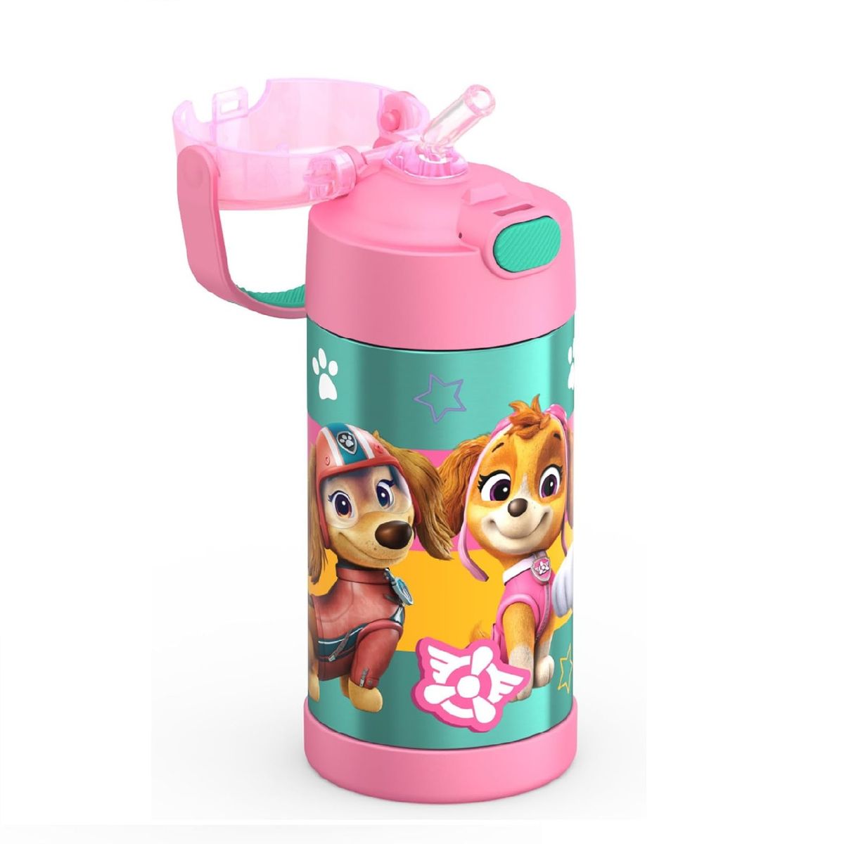 THERMOS - Termo Pitillo Infantil Acero Inoxidable Paw Patrol Skye 12oz