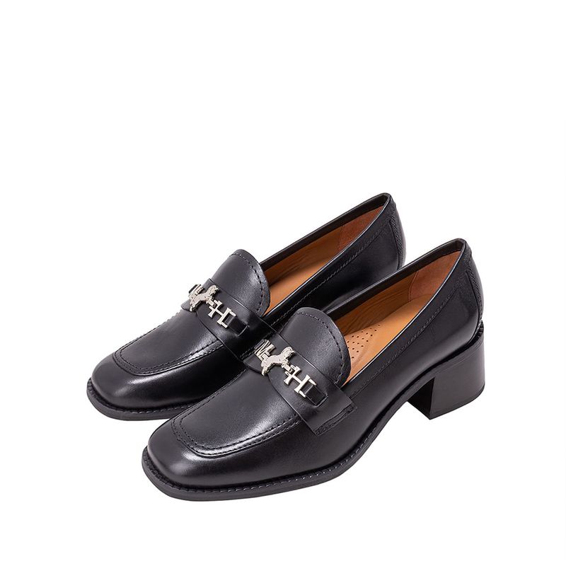 MARIO HERNANDEZ - Mocasín Loafer Maite Negro MH Mocs