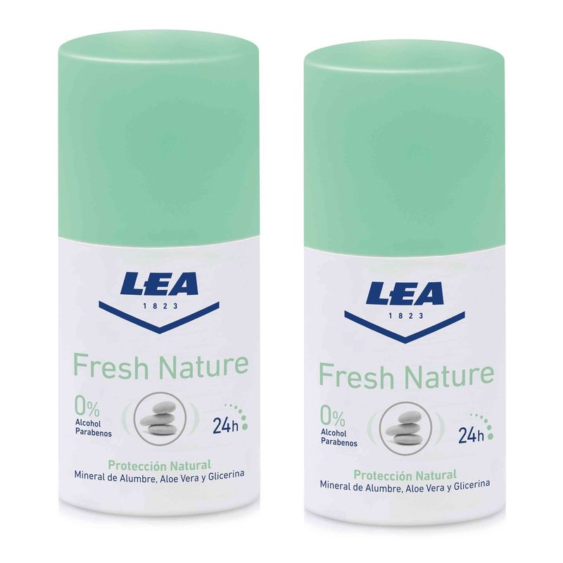 GENERICO - Desodorante Alumbre Aloe Glicerina Fresh Nature RollOn 2 UND