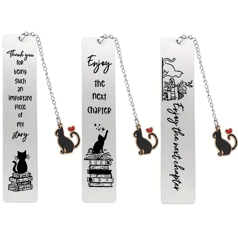 GENERICO - Separador - Marcador De Páginas - Libros - Diseño Gato