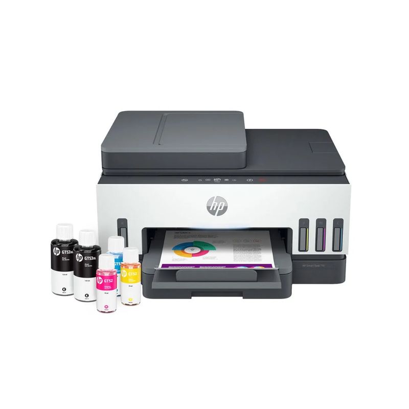 HP - Impresora Multifuncional HP Smart Tank 790 Wi-Fi Dúplex ADF