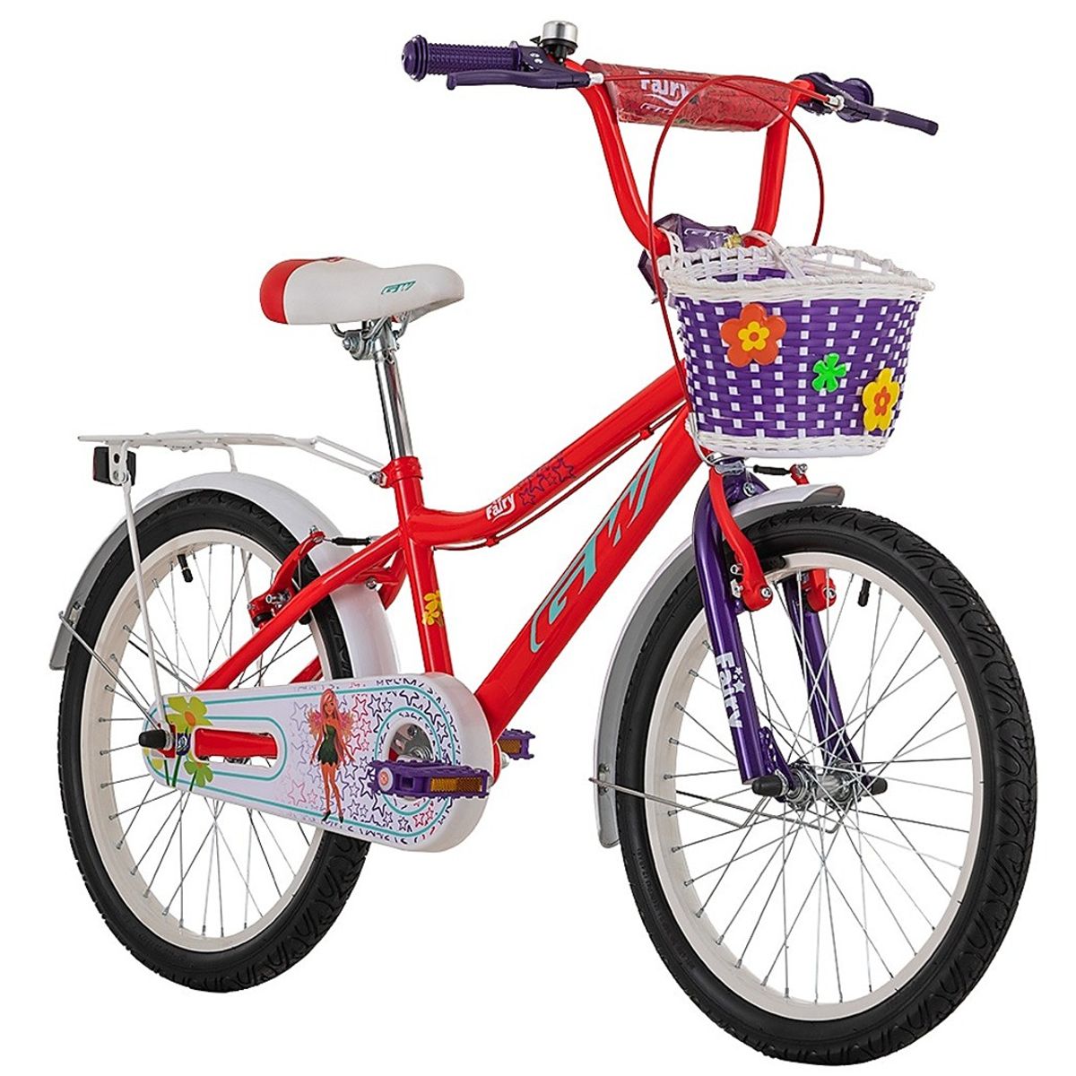GW - Bicicleta Niña Gw Rin 20 Con Accesorios De 7 A 12 Años