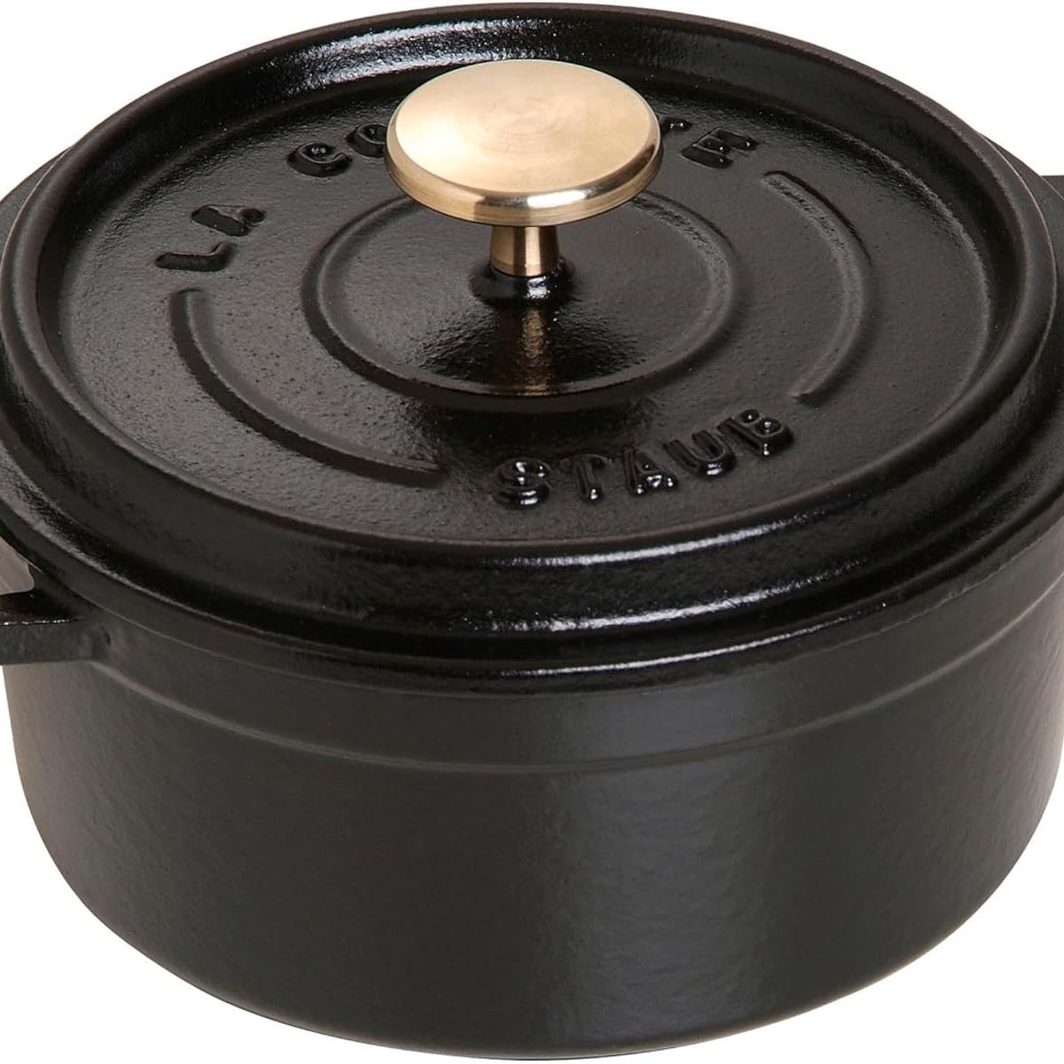 STAUB - Olla Redonda de Hierro Fundido Color Negro - Staub