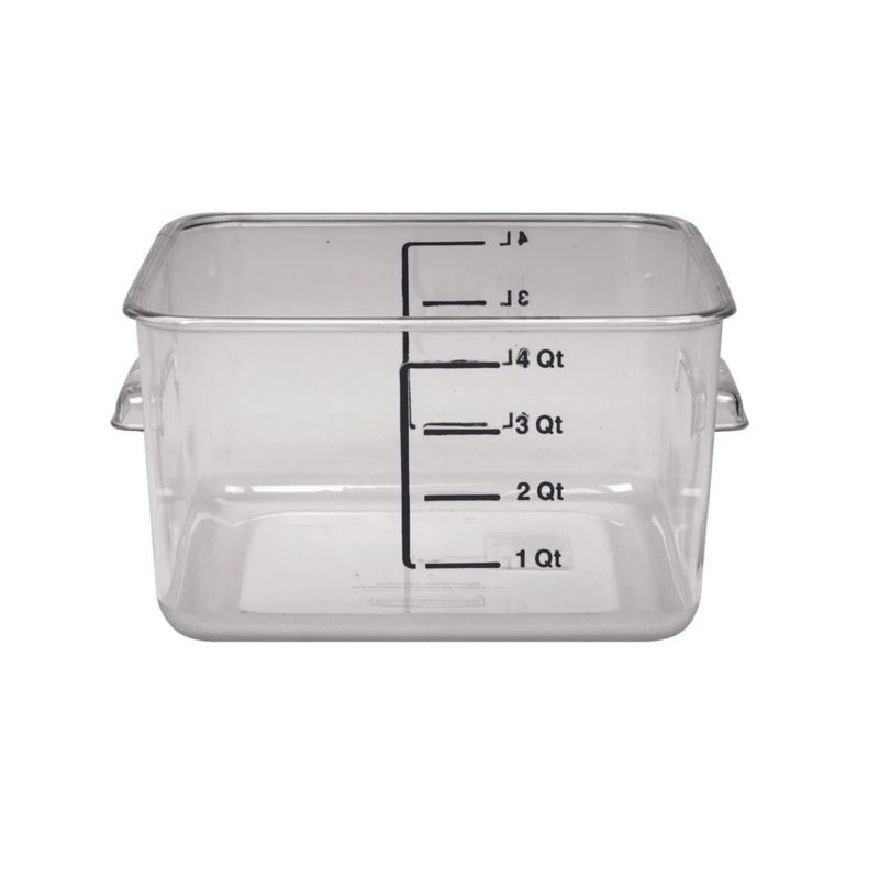 RUBBERMAID - Recipiente Cuadrado Rubbermaid en Policarbonato 3.8 L