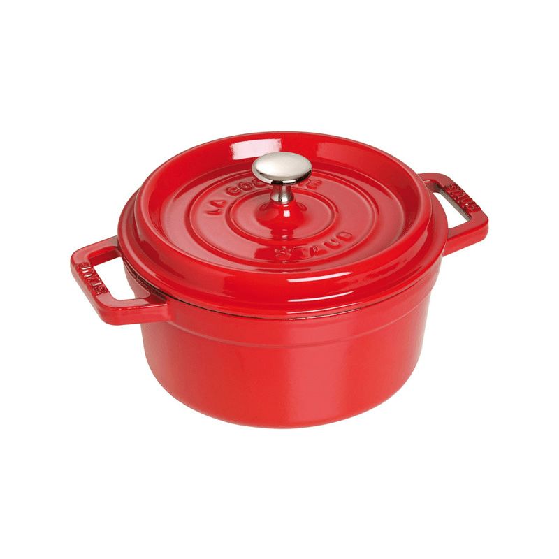 GENERICO - Olla Redonda de Hierro Fundido Color Cereza  Staub