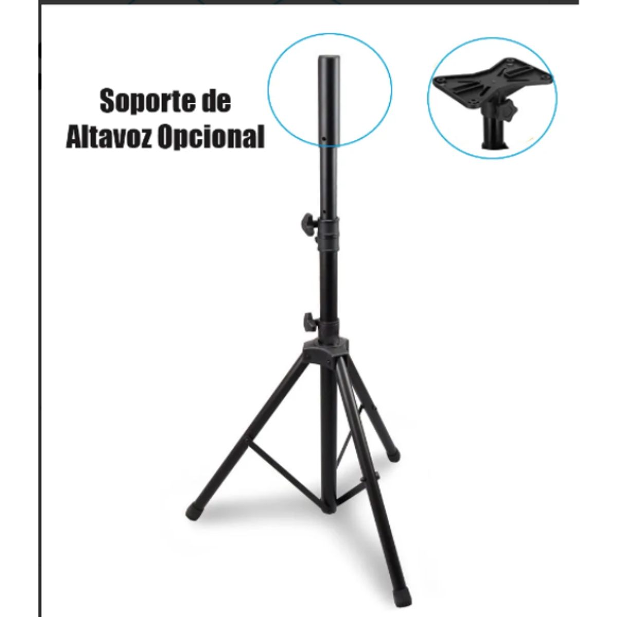 GENERICO - Base Trípode Soporte Para Parlantes Ajustable Y Resistente