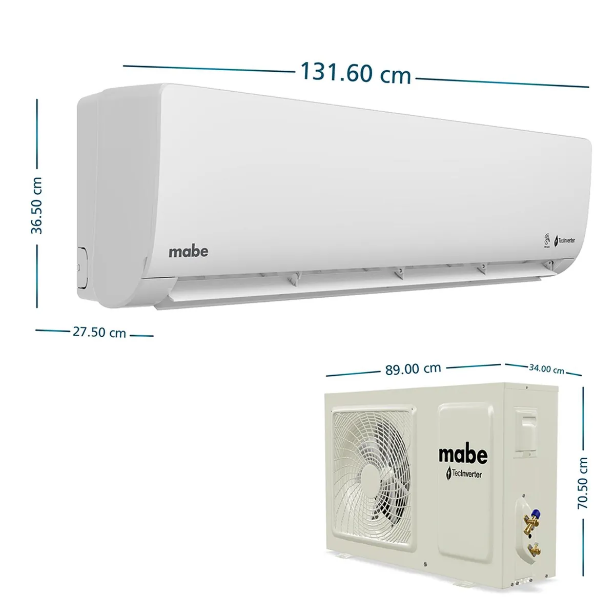 MABE - Aire Acondicionado Inverter 36000BTU Mabe MMI36HDBWCC32C1