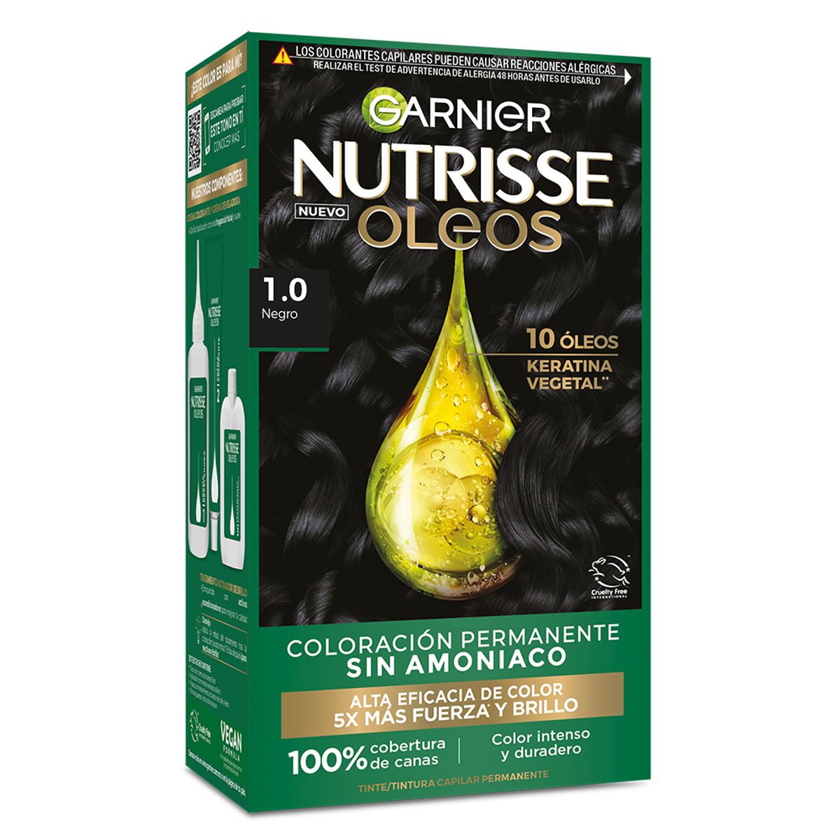 GARNIER - Nutrisse Óleos de Garnier en tono negro