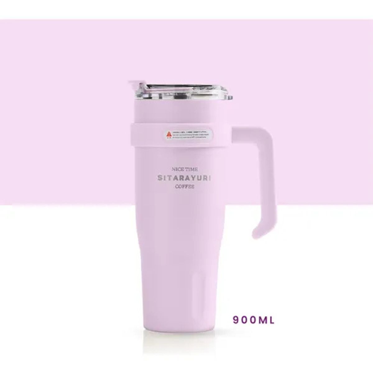 INNOVA - Termo Acero Inoxidable Premium Doble Boquilla Fríocalor Coffee Rosado