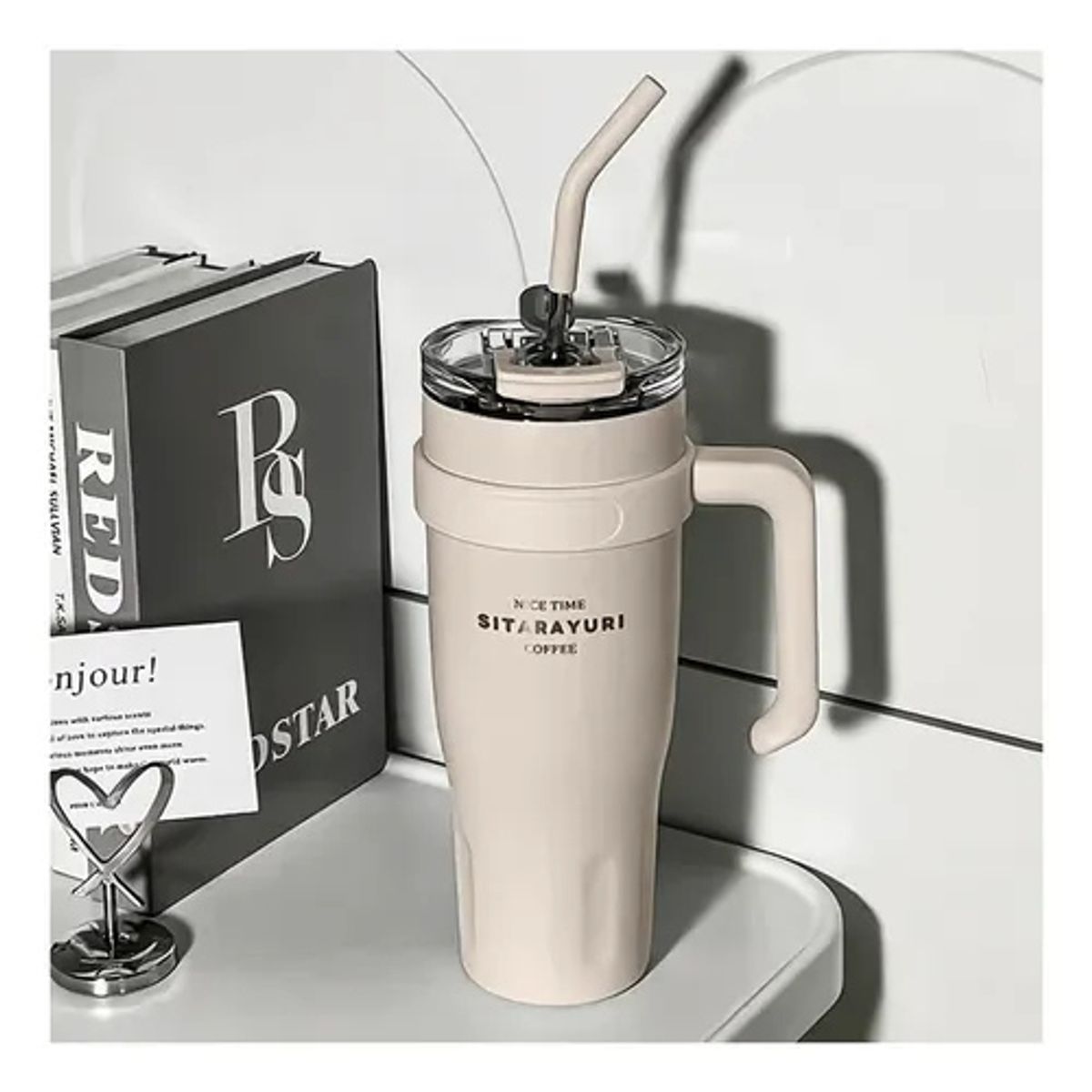 INNOVA - Termo Acero Inoxidable Premium Doble Boquilla Fríocalor Coffee