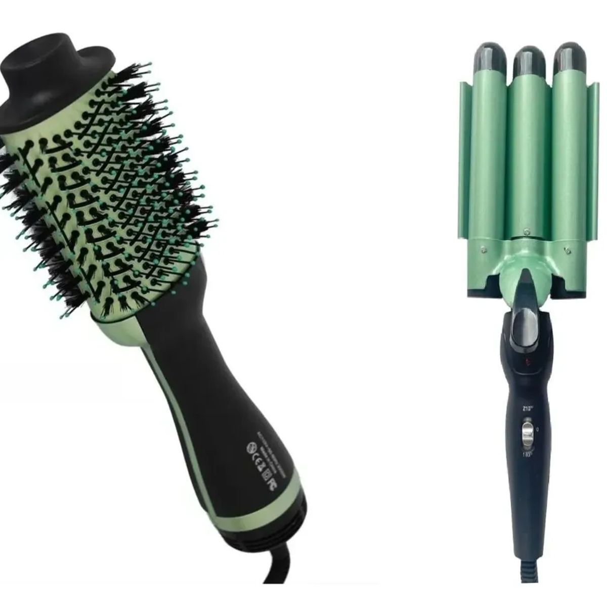 SKY - Combo Set Cepillo Secador + Pinza Sirena 3 Tubos