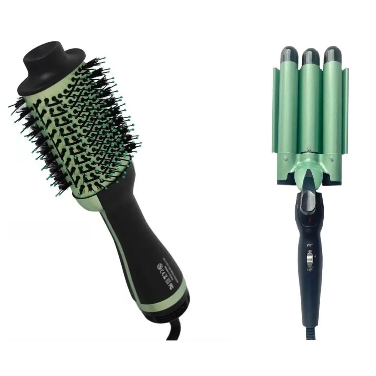 SKY - Combo Set Cepillo Secador + Pinza Sirena 3 Tubos