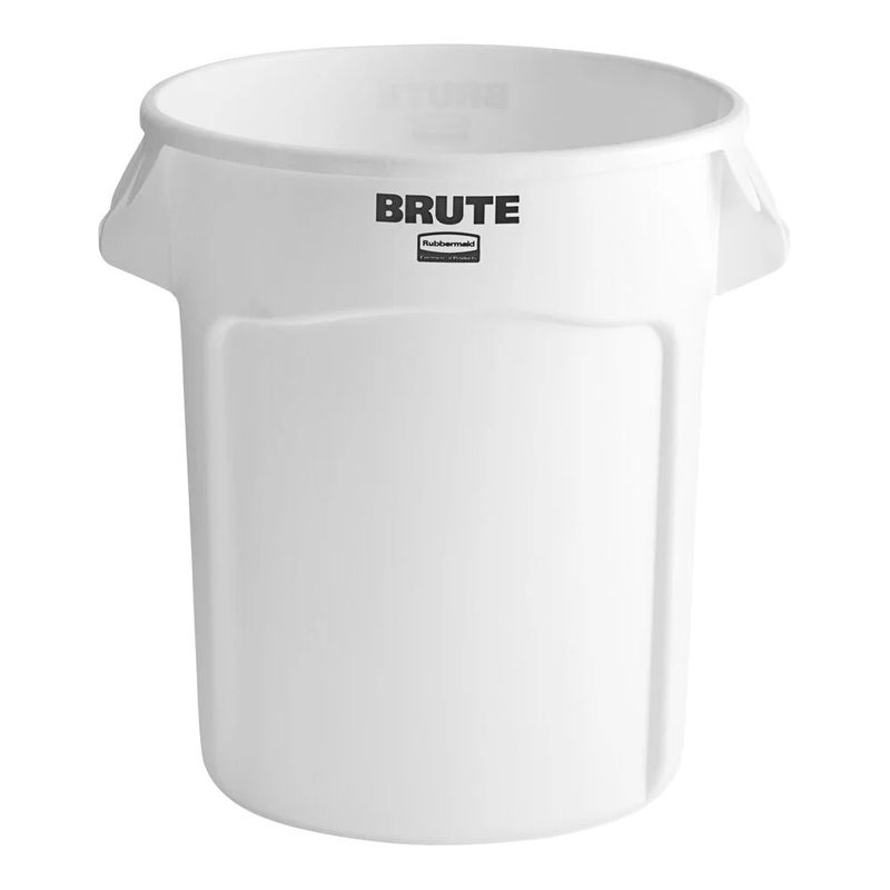 RUBBERMAID - Contenedor Rubbermaid Brute Sin tapa 121 litros Blanco