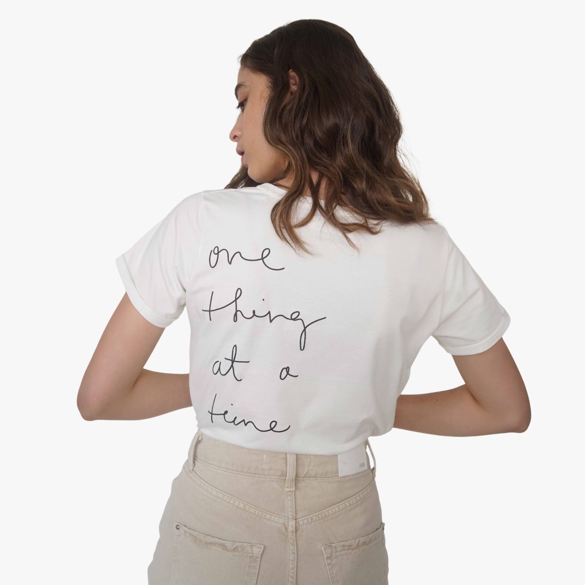 JULIANA SANCHEZ - Camiseta One thing - Marfil