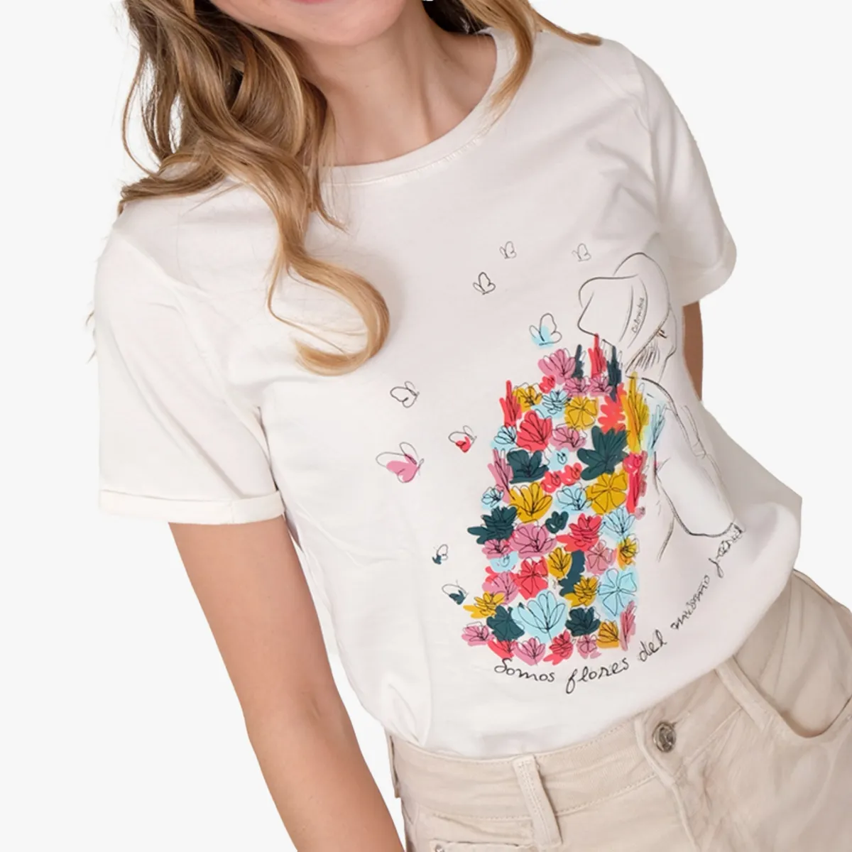 JULIANA SANCHEZ - Camiseta Silletero - Marfil