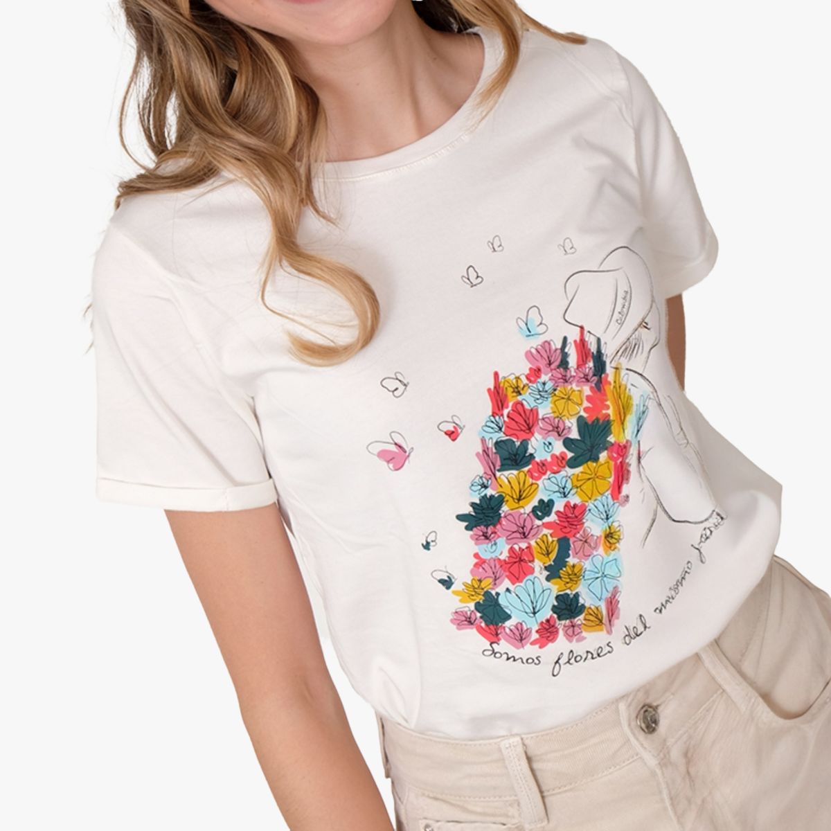 JULIANA SANCHEZ - Camiseta Silletero - Marfil