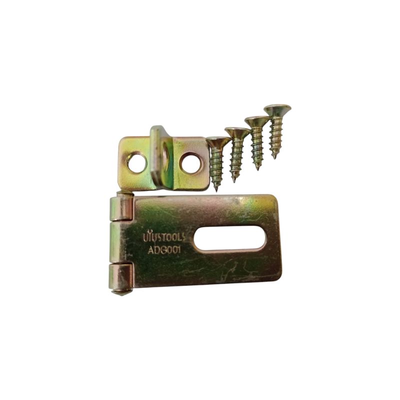 UYUSTOOLS - Cerradura Porta Candado 1 Zinc Uyustools Con Tornillos