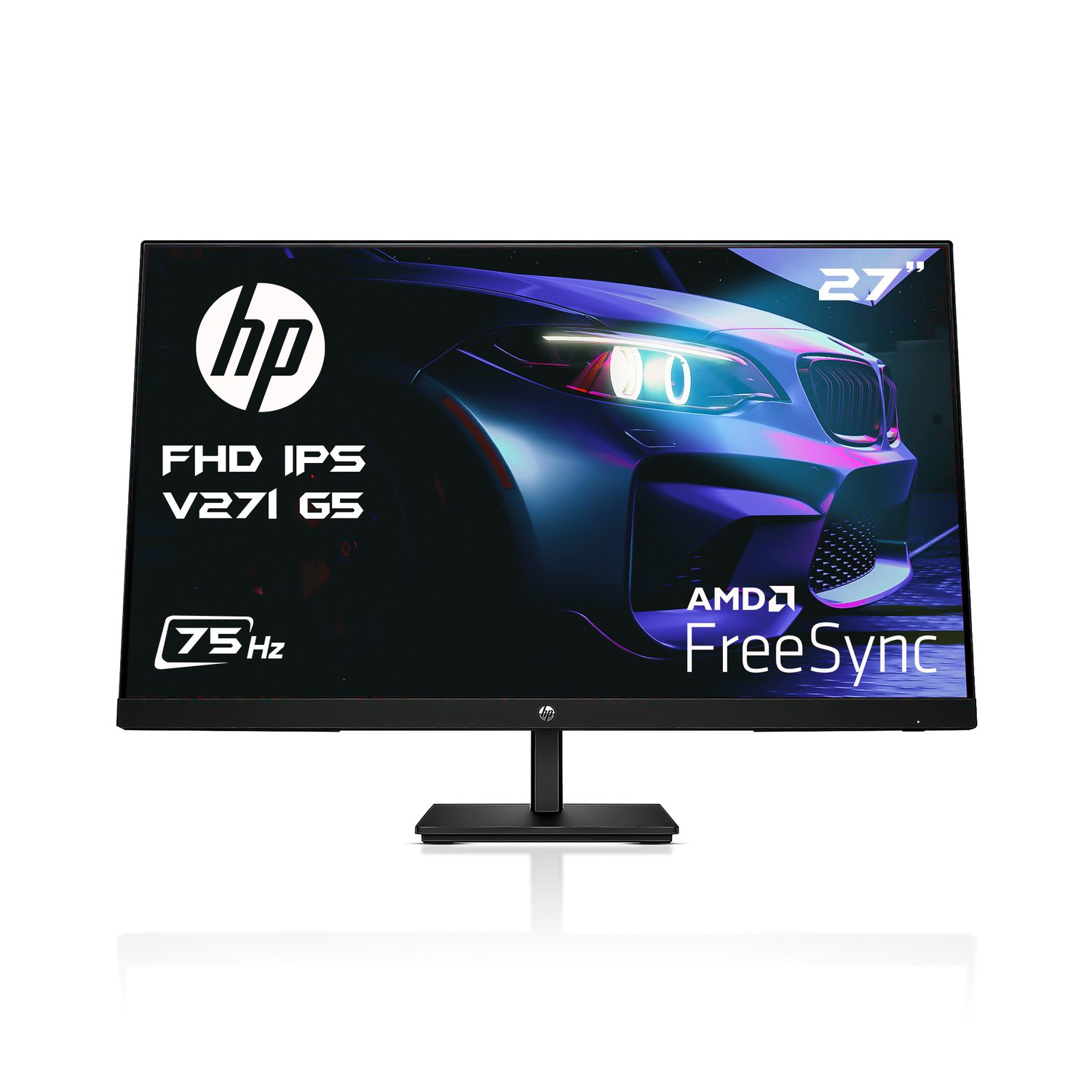 Monitor HP 27 Pulgadas V27I G5 FHD Plano 75Hz Negro HP | Falabella
