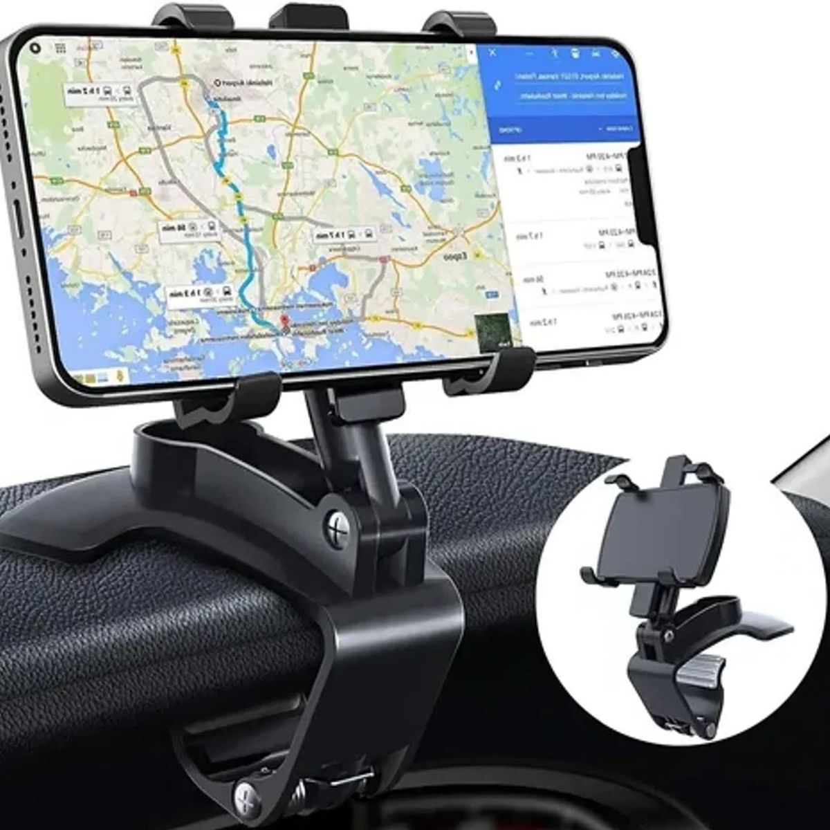 UNIVERSAL - Soporte Celular para Carro Base Auto 360° Holder